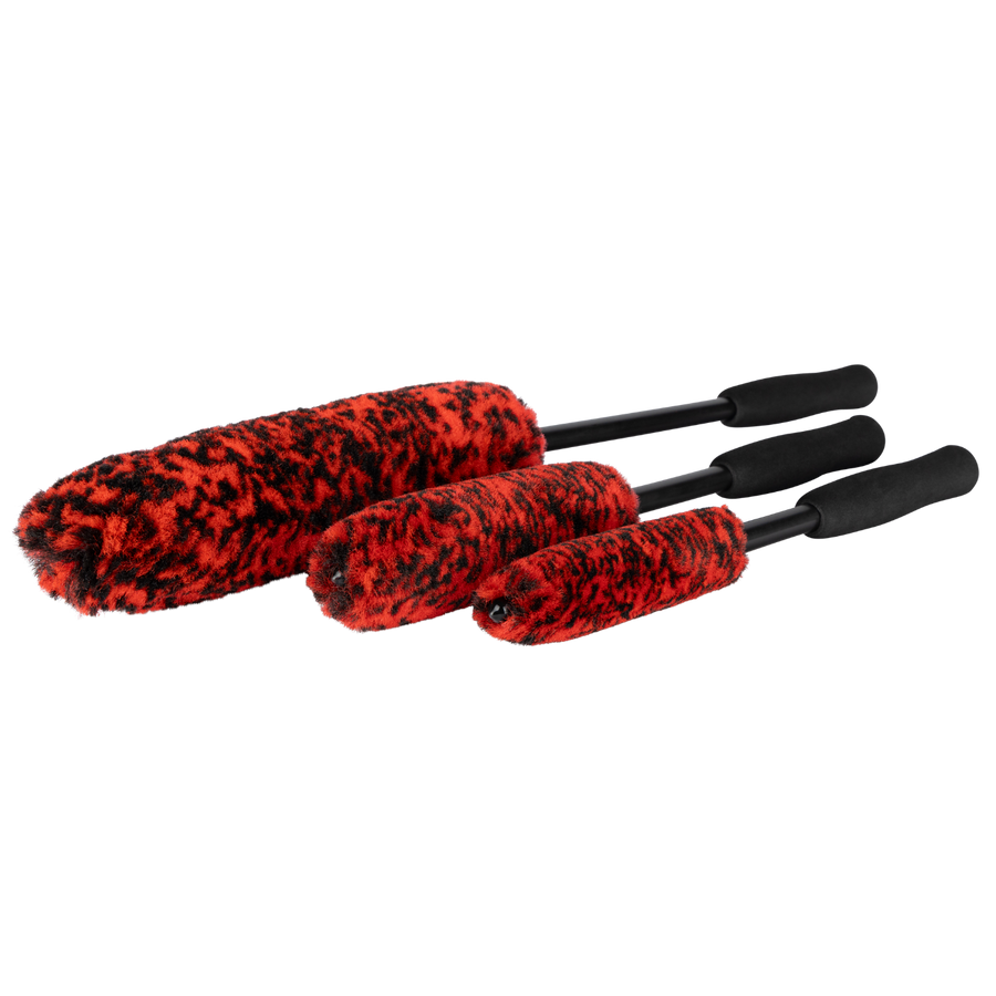 WHEEL WOOLIES COMBO Set spazzole cerchi morbide